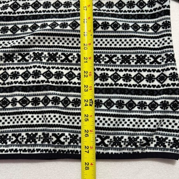 JACHS Womens Outdoor Adventure Pullover Black White Fleece Jacket Sz Medium NWOT - Picture 10 of 10